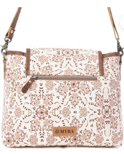 Load image into Gallery viewer, Oakline Cotton &amp; Leather Shoulder Bag in Mocha Beige
