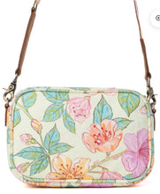 Load image into Gallery viewer, Meadow Song Cotton &amp; Leather Crossbody Bag
