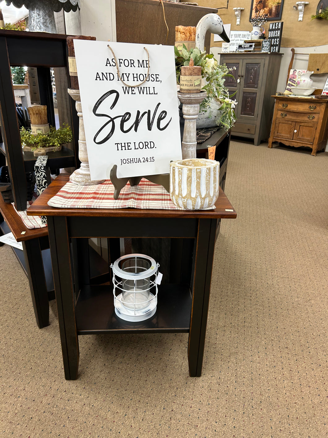 Black/Micheals Cherry End Table