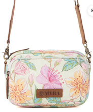 Load image into Gallery viewer, Meadow Song Cotton &amp; Leather Crossbody Bag
