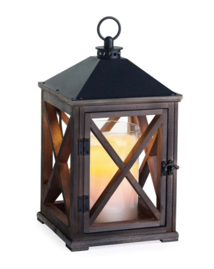 Weathered Espresso Lantern