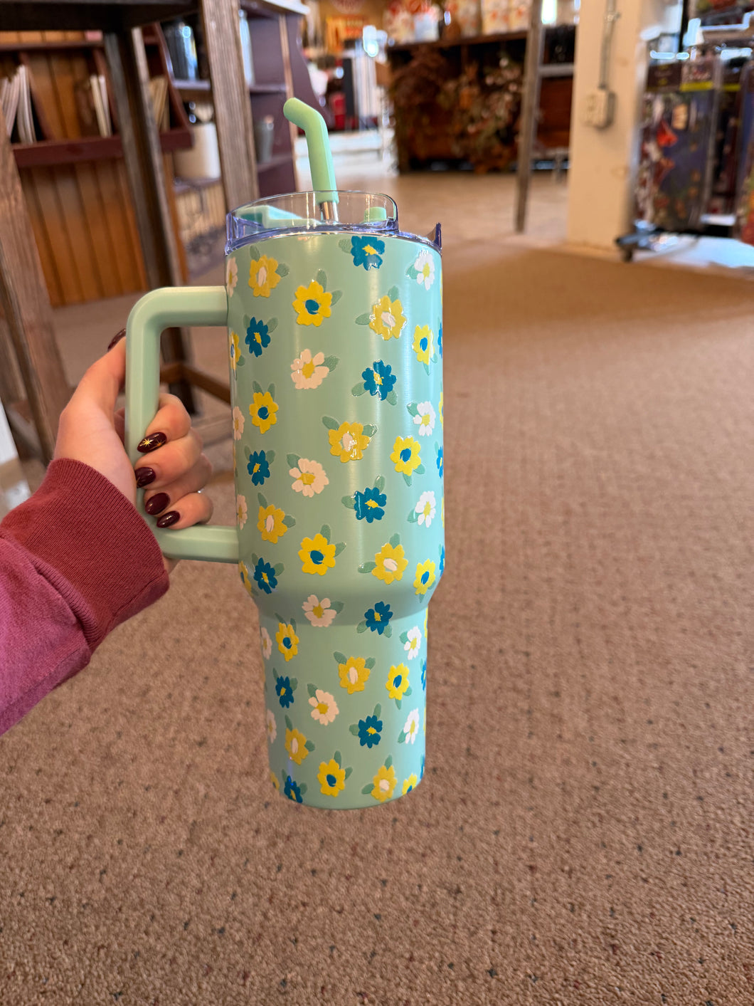 Flower Tumbler 40 oz