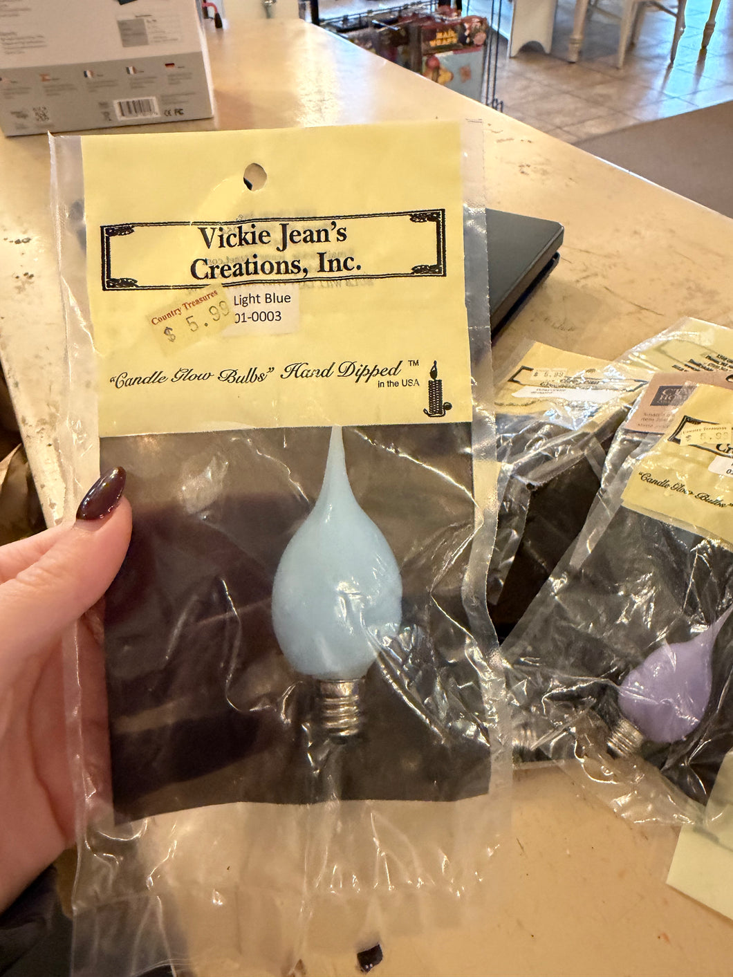 Light Blue Silicone Bulb