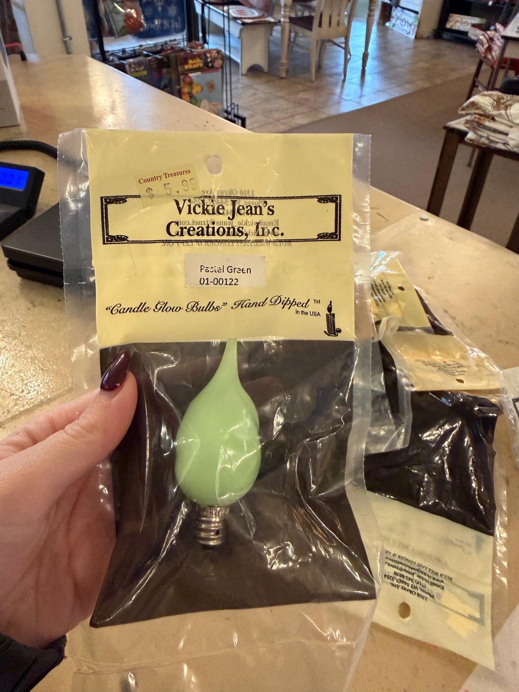 Pastel Green Silicone Bulb