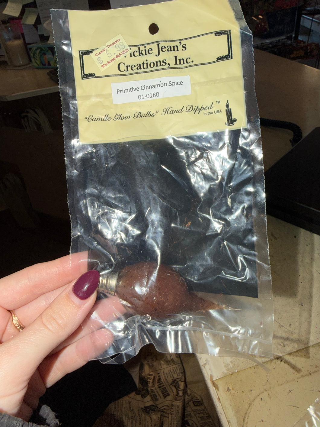 Primitive Cinnamon Spice Silicone Bulb