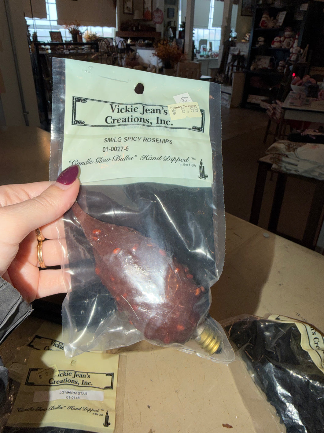 Sm/Lg Spicy Rosehips Silicone Bulb