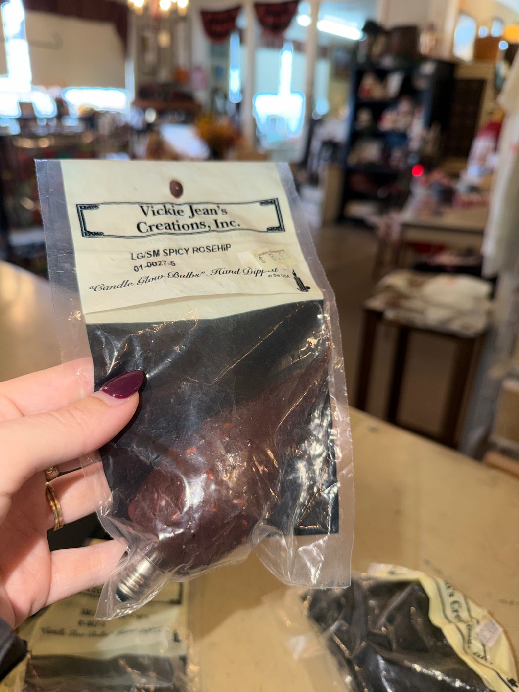 Lg/Sm Spicy Rosehips Silicone Bulb