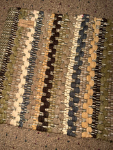 Load image into Gallery viewer, Mineral Stripe Chindi Placemats
