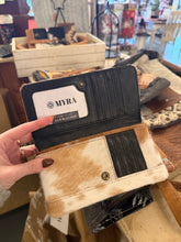 Load image into Gallery viewer, Wildfire Leather &amp; Hair-on Wallet
