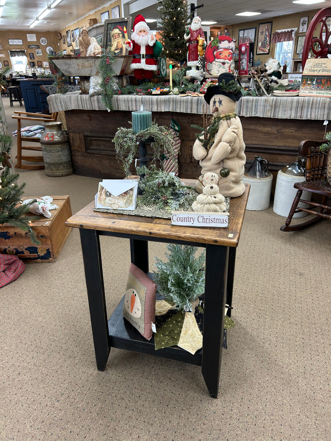 Black/Stain End Table