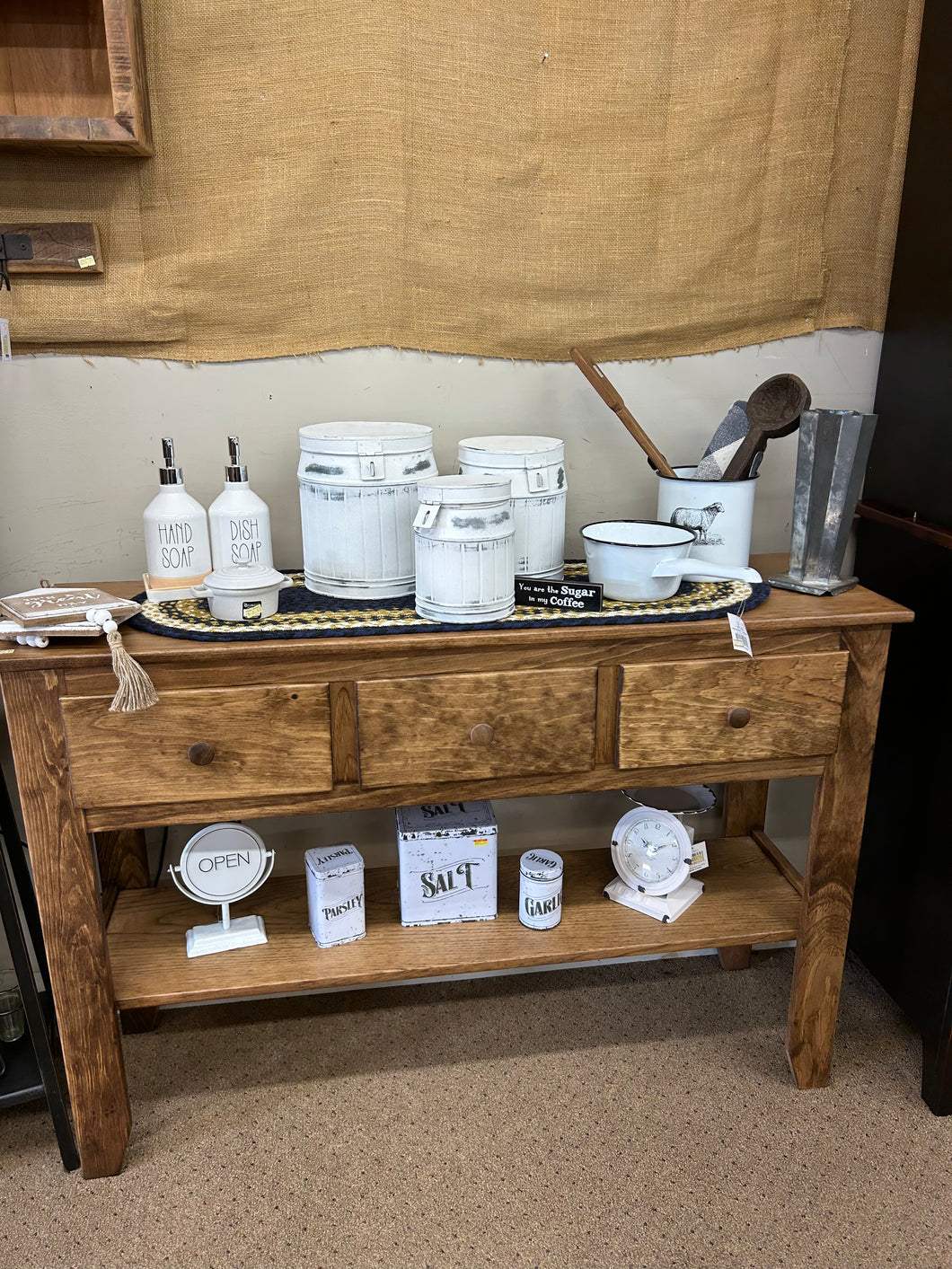 Early American Sofa Table