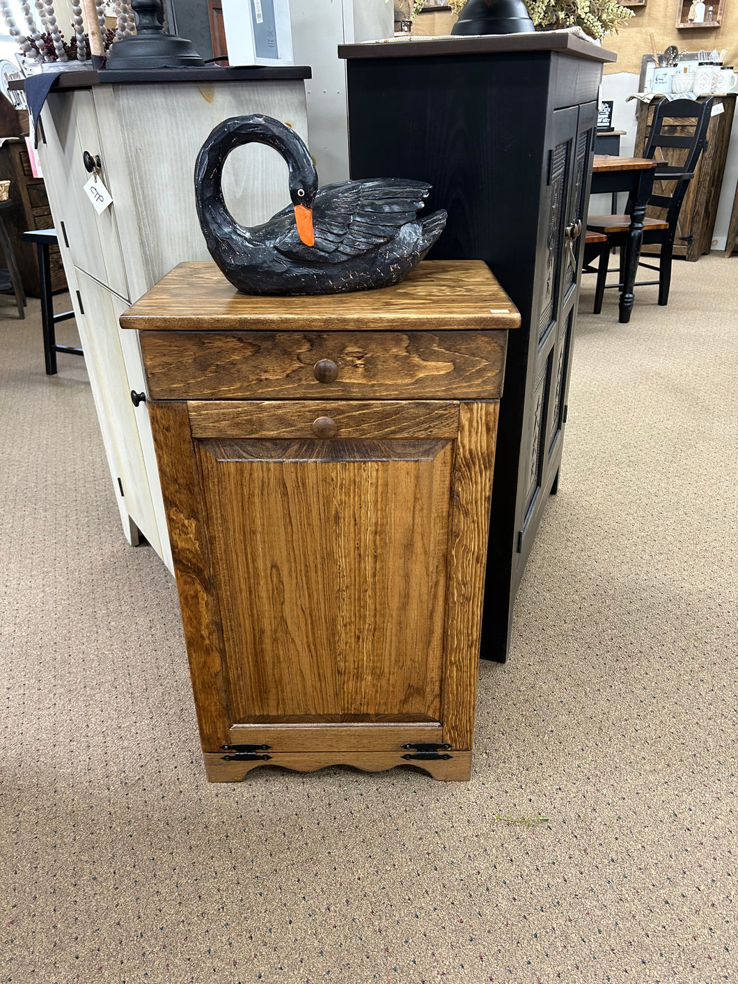 Stain Trash Can