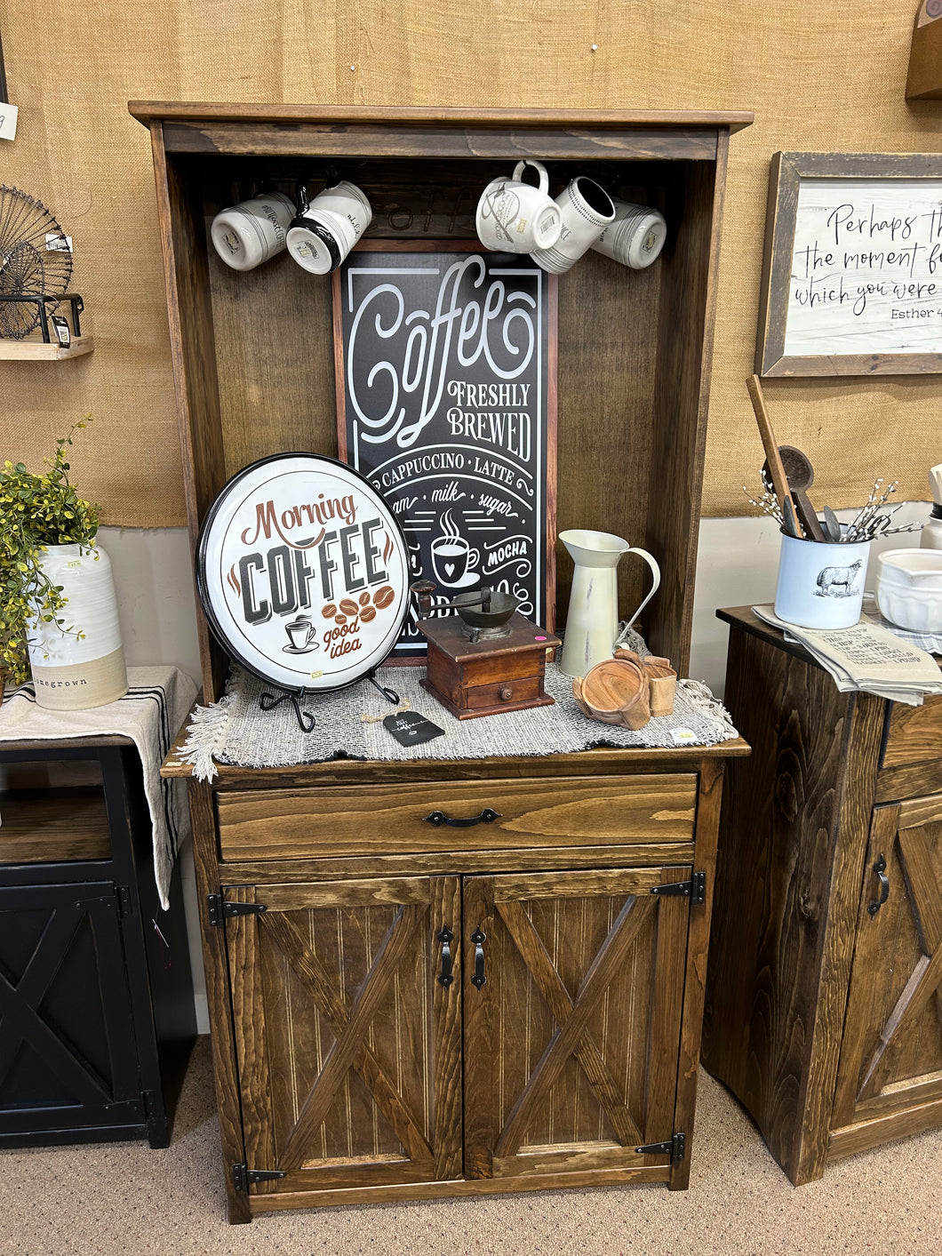 Stain Coffee Bar Hutch