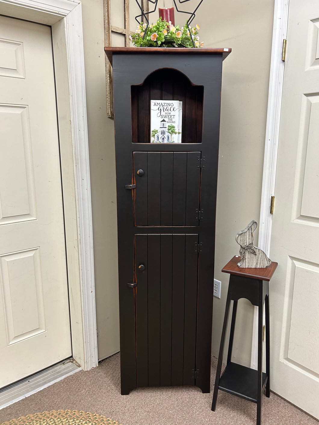 Black/Micheals Cherry Single Granny Cupboard