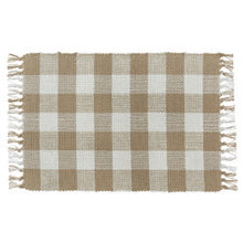 Load image into Gallery viewer, Wicklow Check Natural Linens
