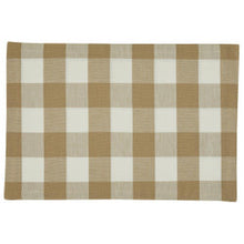 Load image into Gallery viewer, Wicklow Check Natural Linens
