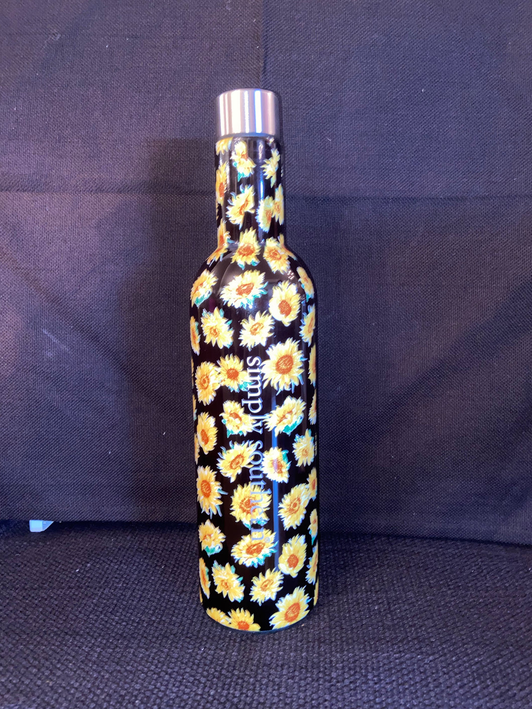 Sunflower patterned cups