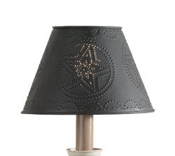 Black Metal Star 10” lamp shade