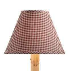 York Wine Mini Check 10” lamp shade