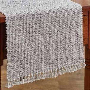 Basketweave- Cotton Table Runner